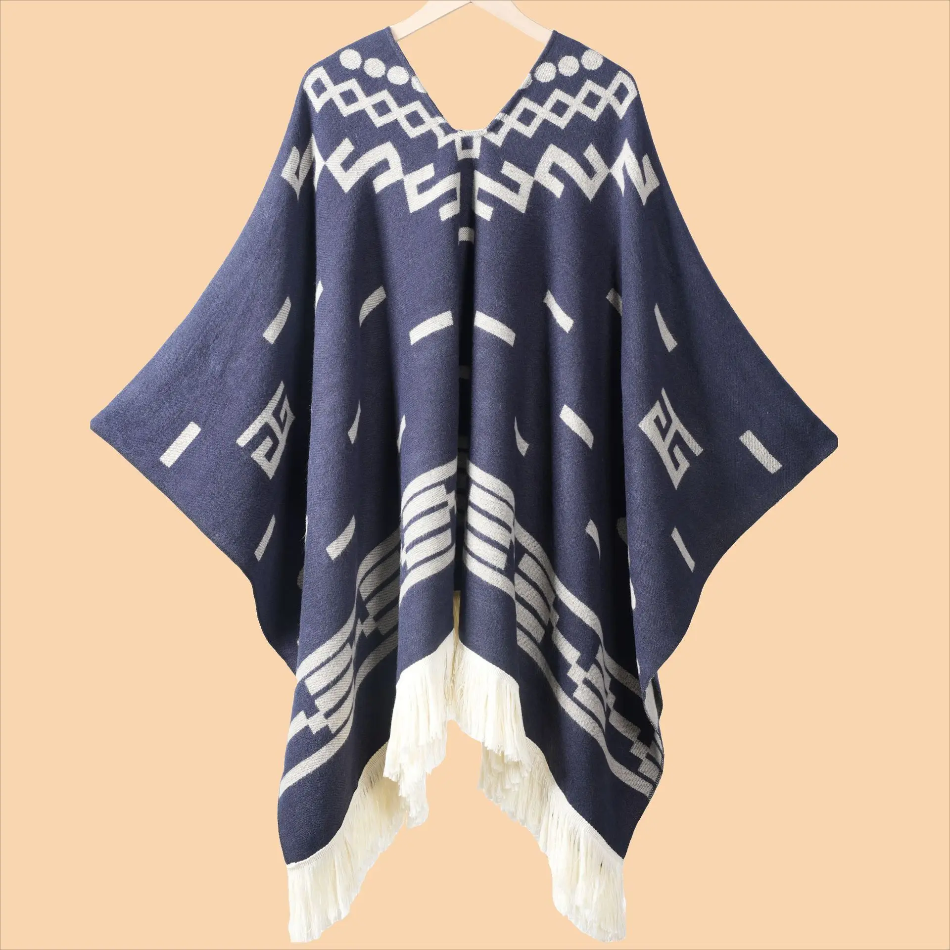 Men's Cape Fashionable Knitted - Muffler Men Wool 评论和价格