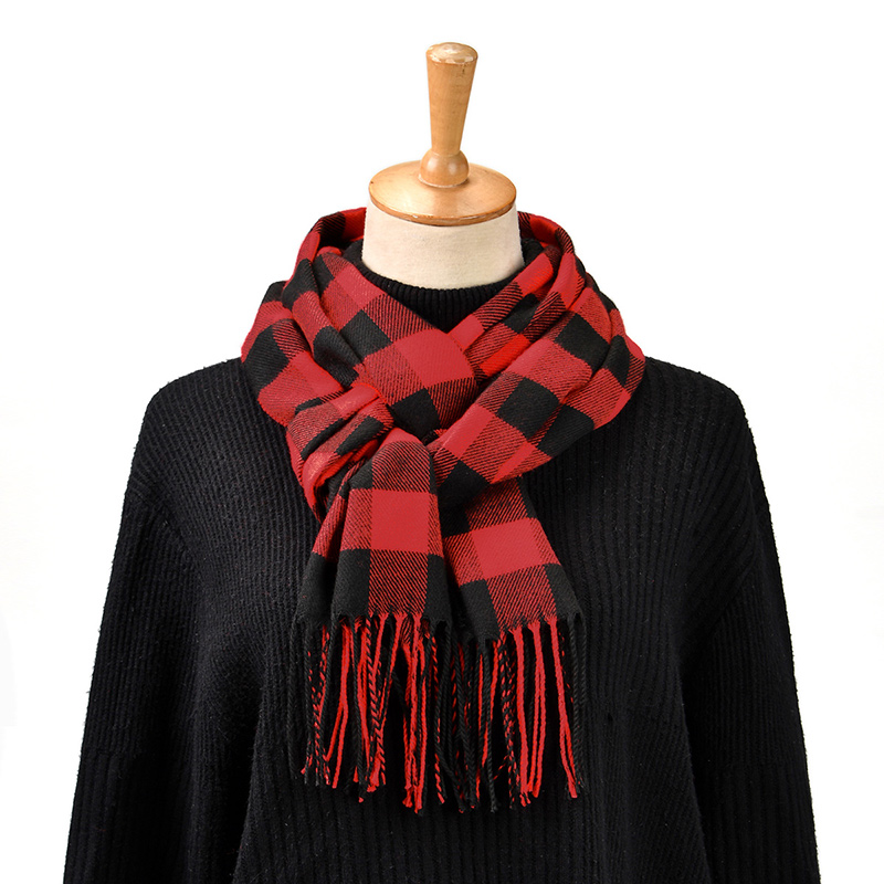 New Design Plaid Cashmere Scar - Muffler Men Wool 评论和价格
